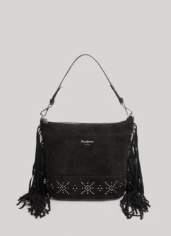 SUEDE HANDBAG