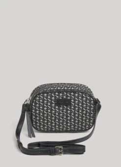 JACQUARD CAMERA CROSSBODY BAG