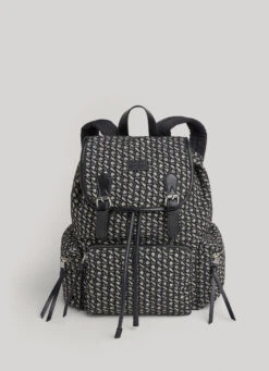 JACQUARD FABRIC BACKPACK
