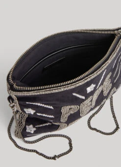 STUDDED LOGO POCHETTE -Winter Clothes Store PL031480 999 03 FL