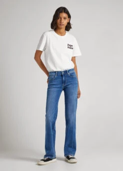 AUBREY SLIM FIT MID-RISE JEANS