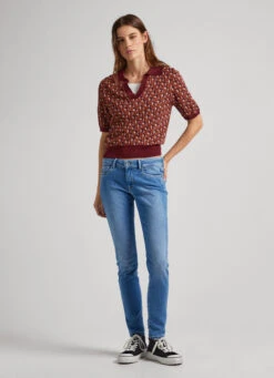 PIXIE SKINNY FIT MID-RISE JEANS