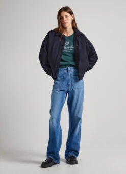 NYOMI RELAXED FIT HIGH-RISE JEANS