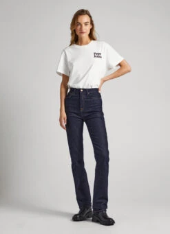 CLEO STRAIGHT FIT HIGH-RISE JEANS