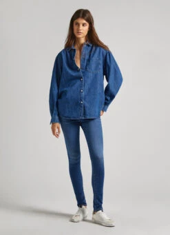 HIGH-RISE SKINNY FIT JEANS