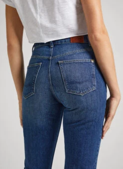 ULTRA HIGH WAIST TAPER FIT SPARKLE JEANS -Winter Clothes Store PL204601 000 05 MO