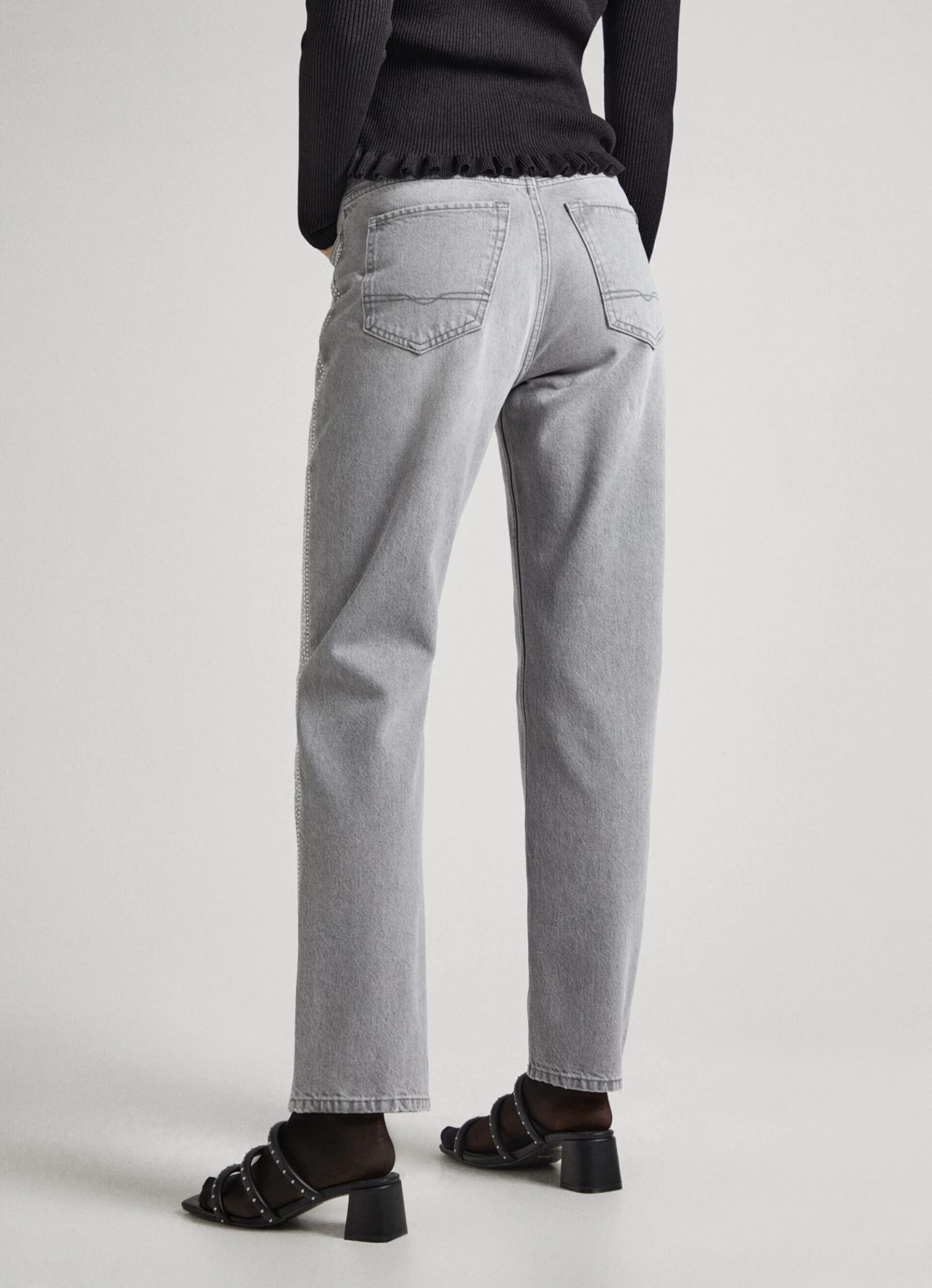 HIGH-RISE STRAIGHT FIT JEANS 7 HIGH-RISE STRAIGHT FIT JEANS - Image 5