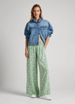 FLORAL PALAZZO TROUSERS