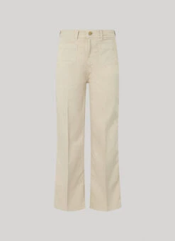 RELAXED FIT CROPPED TROUSERS -Winter Clothes Store PL211663 847 01 FL