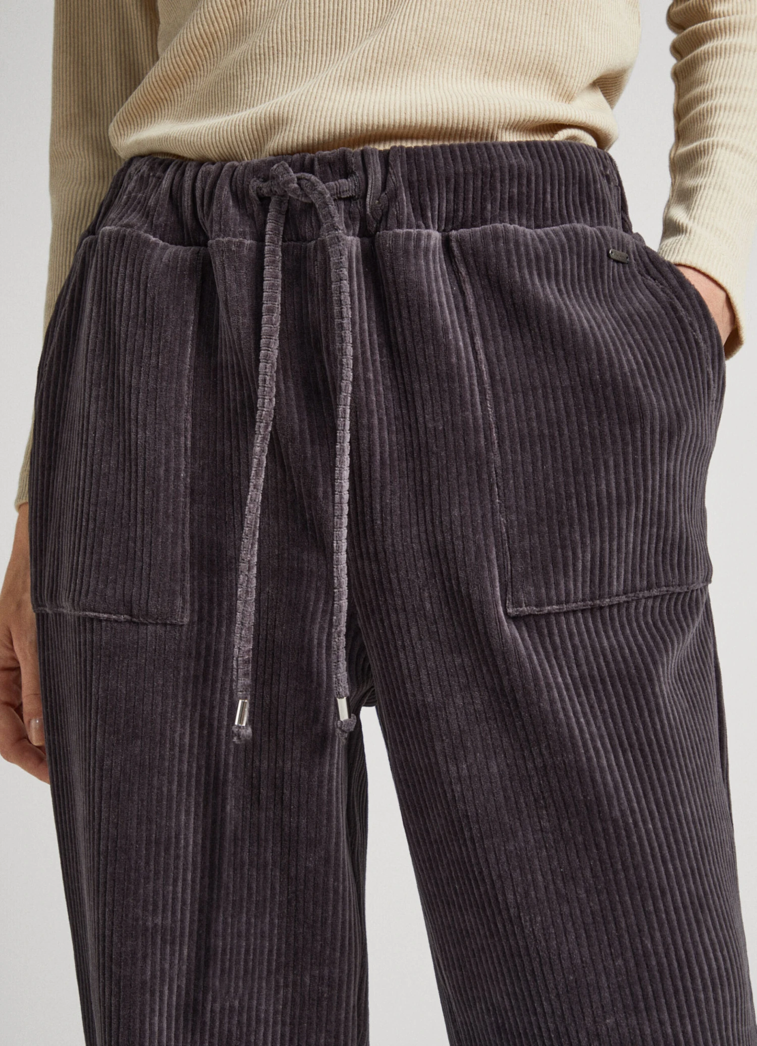 STRETCH CORDUROY TROUSERS 5 STRETCH CORDUROY TROUSERS - Image 3