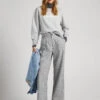 STRAIGHT CHECKED TROUSERS -Winter Clothes Store PL211679 0AA 01 MO