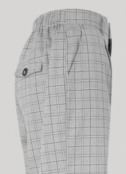 STRAIGHT CHECKED TROUSERS 17 STRAIGHT CHECKED TROUSERS -Winter Clothes Store PL211679 0AA 03 FL