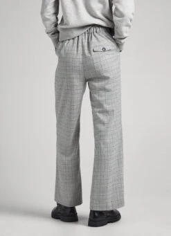 STRAIGHT CHECKED TROUSERS 13 STRAIGHT CHECKED TROUSERS -Winter Clothes Store PL211679 0AA 04 MO