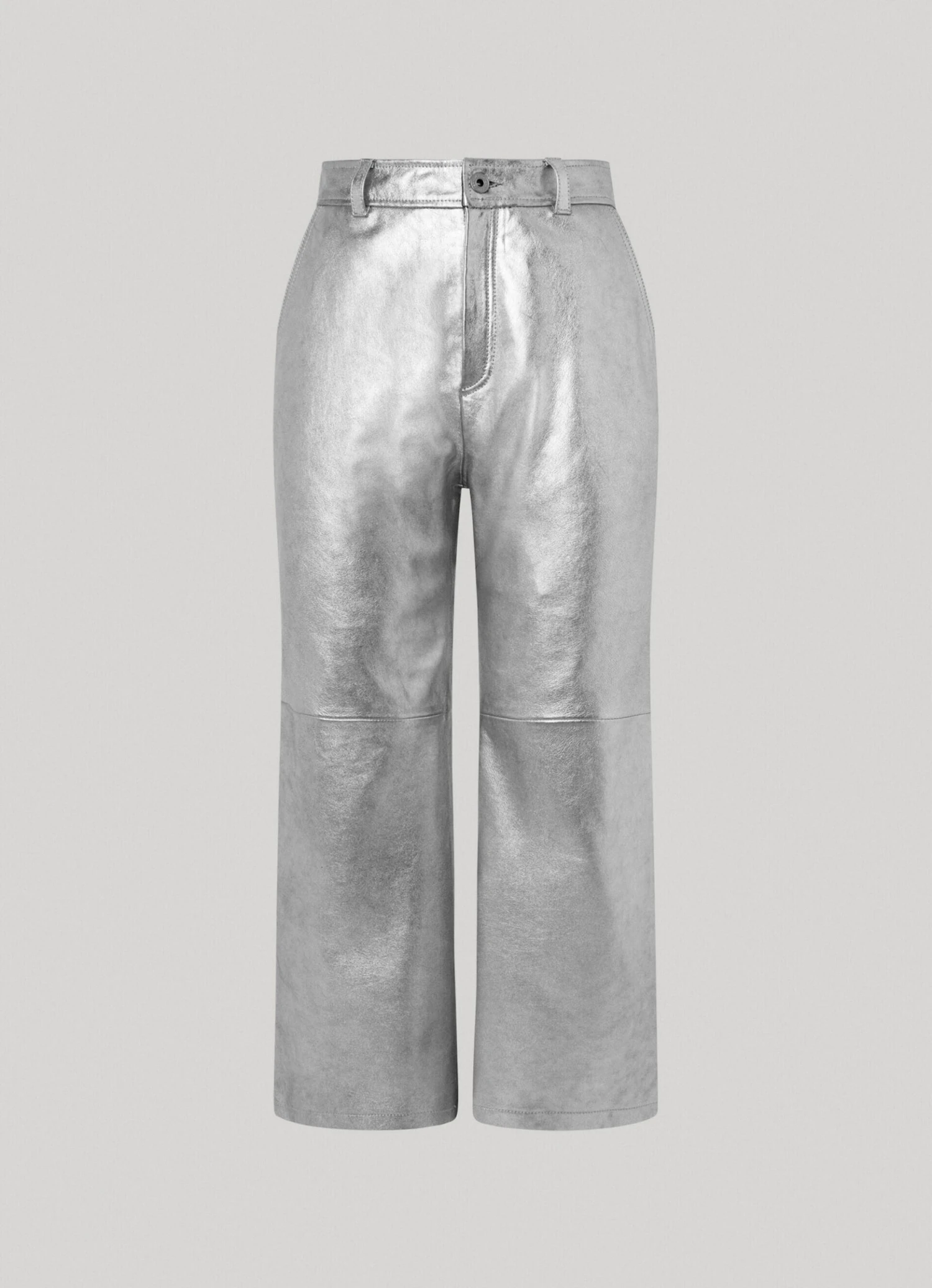 LEATHER SILVER TROUSERS 8 LEATHER SILVER TROUSERS - Image 6