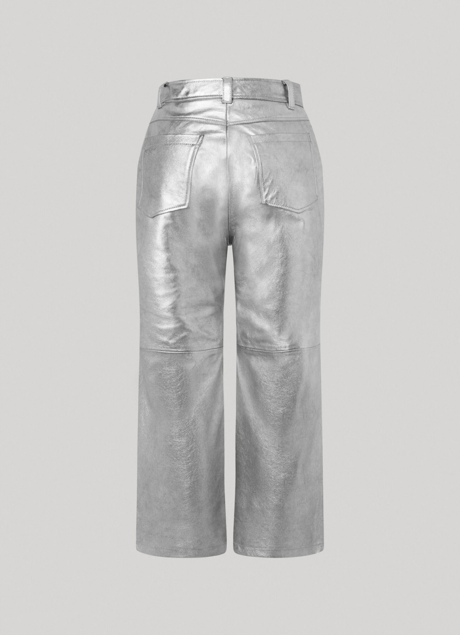 LEATHER SILVER TROUSERS 9 LEATHER SILVER TROUSERS - Image 7