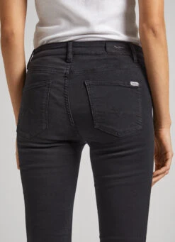 STRAIGHT FIT ELASTIC TROUSERS -Winter Clothes Store PL211700 999 05 MO