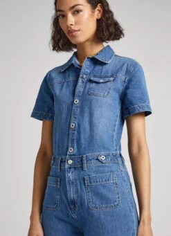 LONG DENIM JUMPSUIT -Winter Clothes Store PL230458 000 03 MO