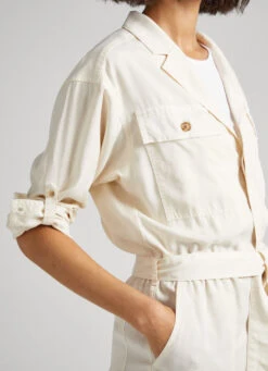 LONG JUMPSUIT WITH BELT DETAIL -Winter Clothes Store PL230460 804 04 MO