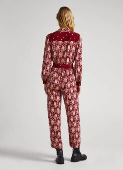 ORNAMENTAL PRINT JUMPSUIT 13 ORNAMENTAL PRINT JUMPSUIT -Winter Clothes Store PL230465 0AA 05 MO