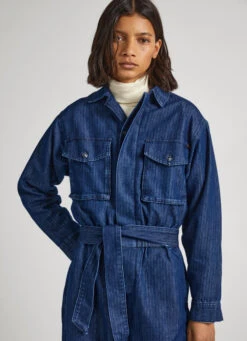 REGULAR FIT DENIM JUMPSUIT -Winter Clothes Store PL230466 000 05 MO
