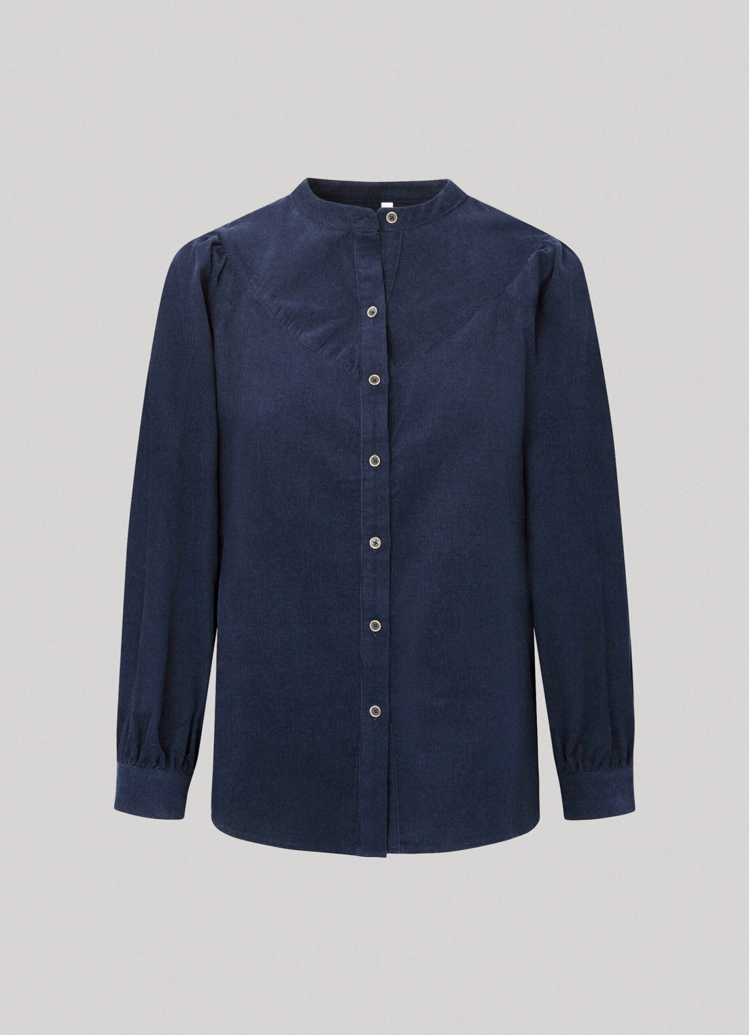 MANDARIN COLLAR CORDUROY BLOUSE 7 MANDARIN COLLAR CORDUROY BLOUSE - Image 5