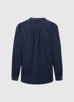 MANDARIN COLLAR CORDUROY BLOUSE 13 MANDARIN COLLAR CORDUROY BLOUSE -Winter Clothes Store PL304370 594 02 FL