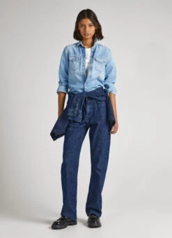 SLIM FIT DENIM SHIRT -Winter Clothes Store PL304498PF1 000 02 MO