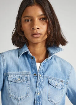 SLIM FIT DENIM SHIRT -Winter Clothes Store PL304498PF1 000 03 MO