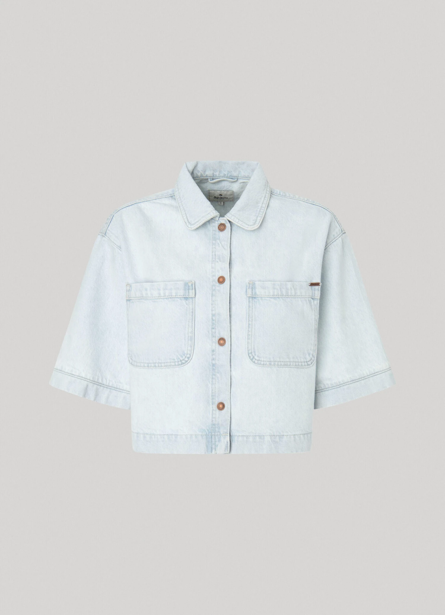 SHORT SLEEVE DENIM SHIRT 7 SHORT SLEEVE DENIM SHIRT - Image 5