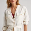 LONG RELAXED FIT OVERSHIRT