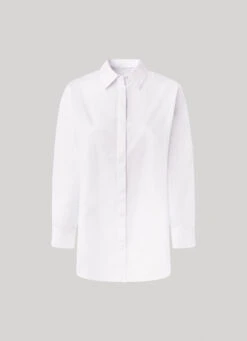 COTTON POPLIN OVERSIZE FIT SHIRT -Winter Clothes Store PL304603 800 01 FL