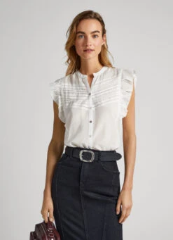 BUTTERFLY SLEEVE BLOUSE