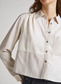 PATCH EFFECT SHIRT -Winter Clothes Store PL304607 808 03 MO