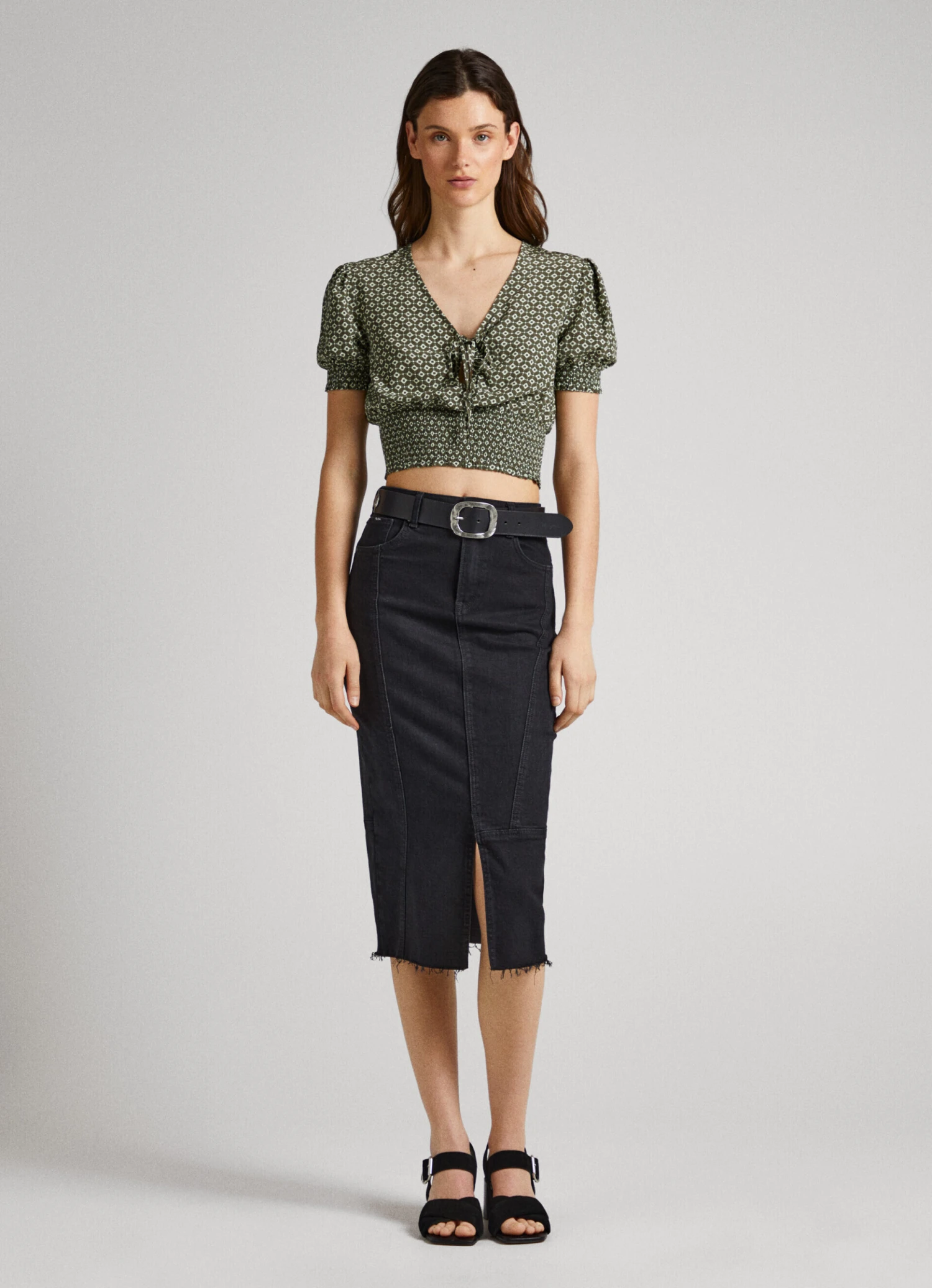 GEOMETRIC PRINT BLOUSE 4 GEOMETRIC PRINT BLOUSE - Image 2