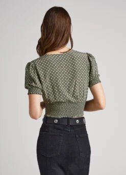 GEOMETRIC PRINT BLOUSE 11 GEOMETRIC PRINT BLOUSE -Winter Clothes Store PL304609 0AA 04 MO