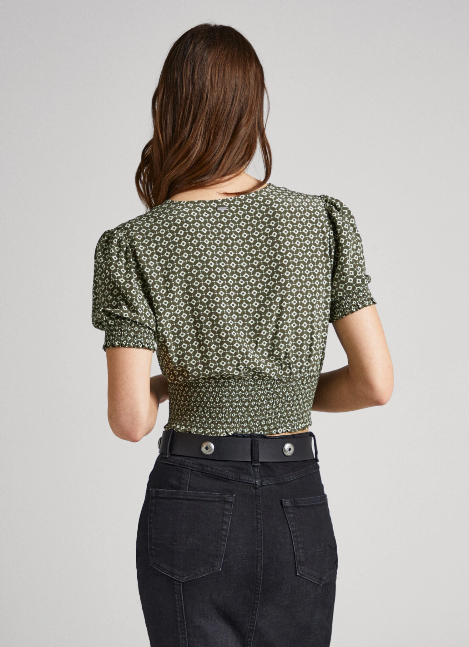 GEOMETRIC PRINT BLOUSE 6 GEOMETRIC PRINT BLOUSE - Image 4