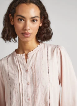 EMBROIDERED ROMANTIC CUT BLOUSE -Winter Clothes Store PL304612 323 03 MO