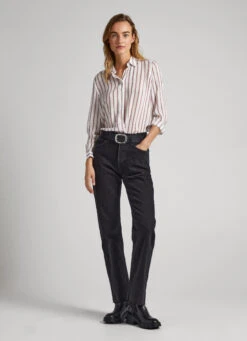 LONG SLEEVE STRIPED SHIRT -Winter Clothes Store PL304613 0AA 02 MO