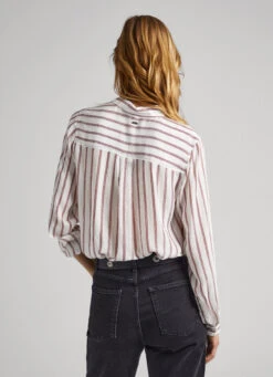 LONG SLEEVE STRIPED SHIRT -Winter Clothes Store PL304613 0AA 04 MO