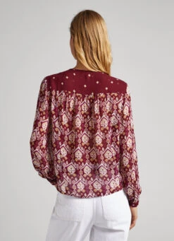 ORNAMENTAL PRINT SHIRT -Winter Clothes Store PL304616 0AA 04 MO