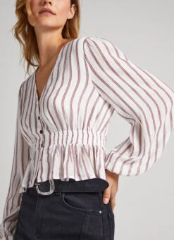 STRIPE PRINT TOP -Winter Clothes Store PL304617 0AA 03 MO