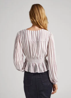 STRIPE PRINT TOP -Winter Clothes Store PL304617 0AA 04 MO