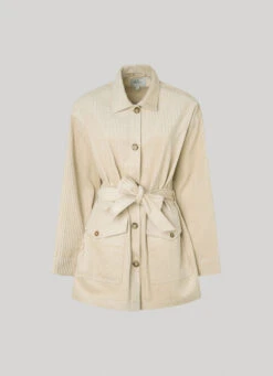 CORDUROY OVERSHIRT WITH BELT -Winter Clothes Store PL304659 847 01 FL