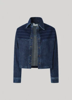 REGULAR FIT DENIM OVERSHIRT -Winter Clothes Store PL304660 000 03 FL