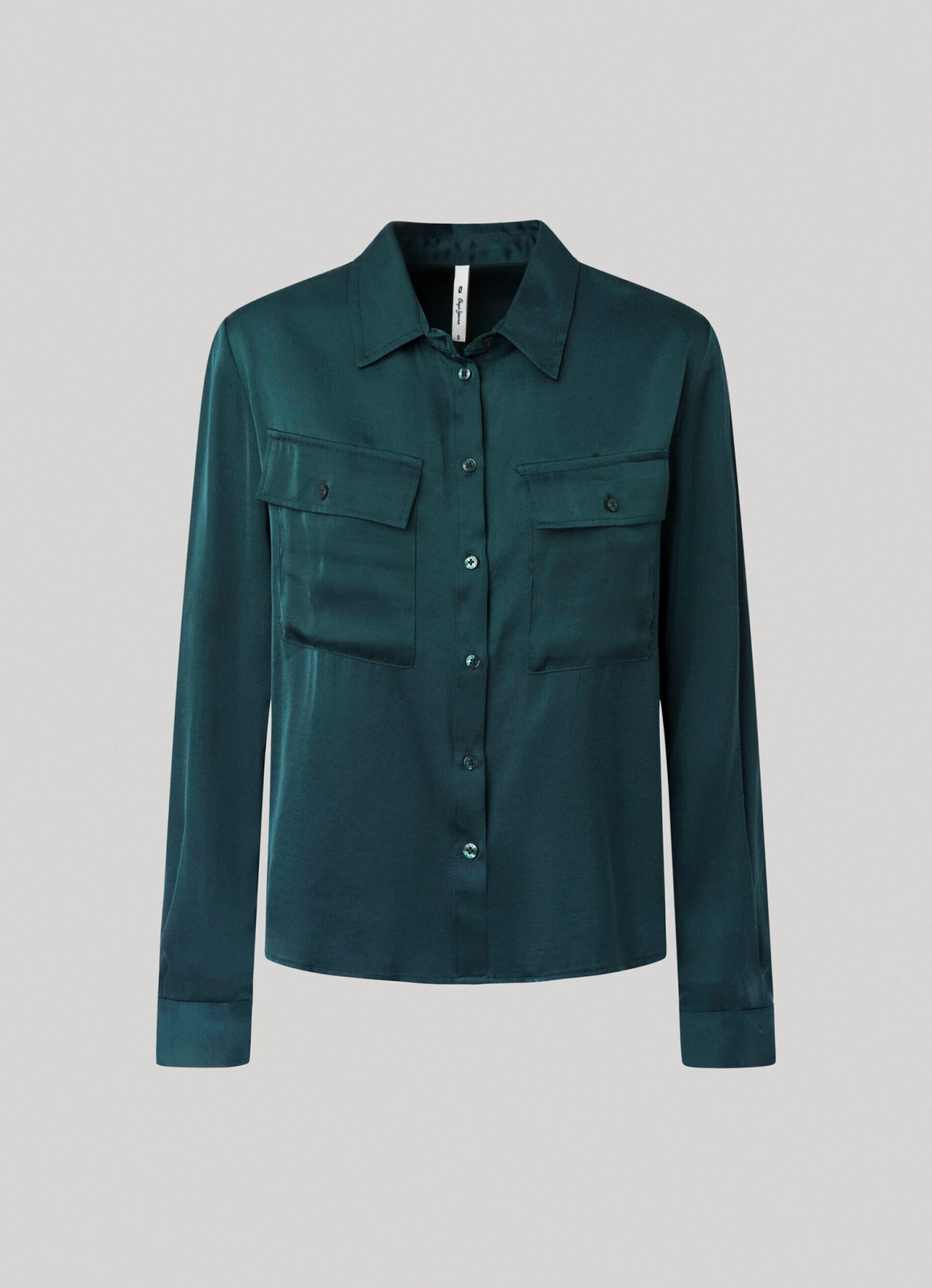 REGULAR FIT SATIN SHIRT 7 REGULAR FIT SATIN SHIRT - Image 5