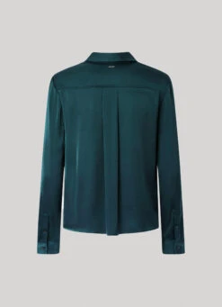 REGULAR FIT SATIN SHIRT 14 REGULAR FIT SATIN SHIRT -Winter Clothes Store PL304676 692 02 FL