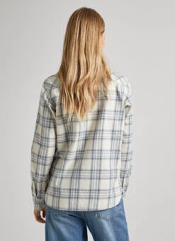 CHECKED COTTON SHIRT -Winter Clothes Store PL304677 0AA 04 MO