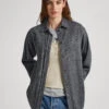 HERRINGBONE COTTON OVERSHIRT -Winter Clothes Store PL304684 963 01 MO