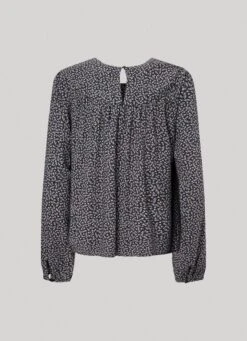 FLORAL PRINT DOBBY BLOUSE -Winter Clothes Store PL304685 0AA 02 FL