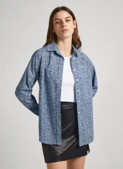 FLORAL PRINT COTTON SHIRT